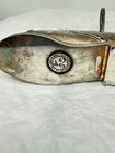 Vintage Godinger Silver Art Plated High Heel Loafer Oxfords Shoes Note Holders — photo 8