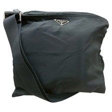 Prada Nylon Shoulder Bag Women Black One Size