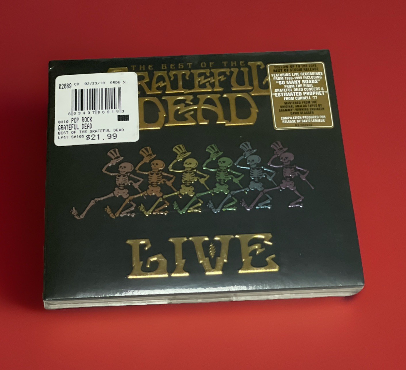 Best of the Grateful Dead Live: 1969-1977 -2CDs Grateful Dead HDCD STILL SEALED!