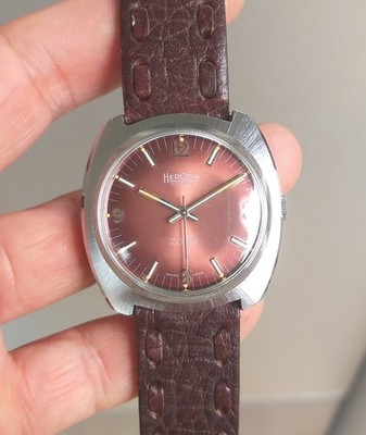 Peseux 7050 FHF 251 Project Watch 37mm Swiss Case and Dial Vintage 1970 s NOS