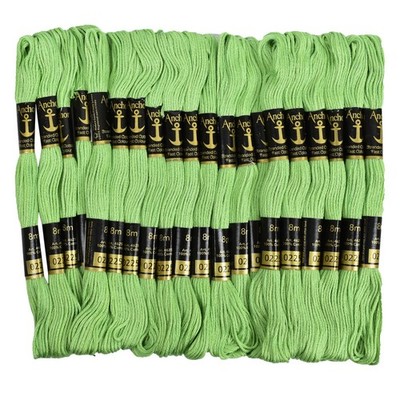 Anchor Threads Cotton Skeins Cross Stitch Floss Embroidery Sweing Needle,25 Pcs