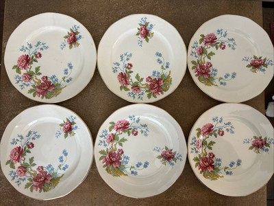 6er Set Vintage 40er Jahre, Barker Bros Royal Tudor Ware Vorspeisen/Salatteller 20 cm
