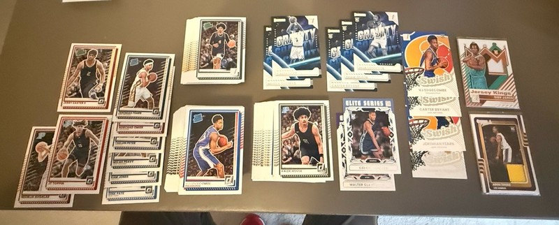 2025-26 Donruss Basketball Lot Of Rookies/prospects/inserts & Patches 