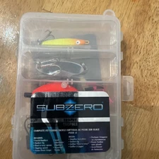 Subzero Trophy Complete Ice Fishing Tackle Kit New 