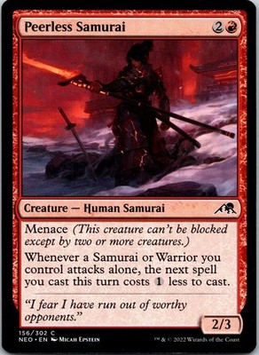 Peerless Samurai Kamigawa: Neon Dynasty Regular  