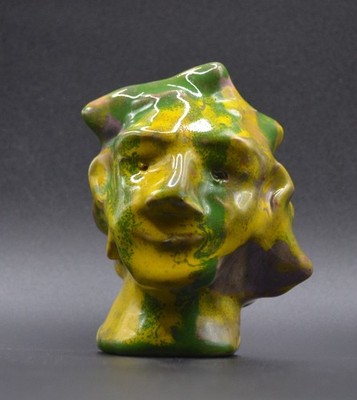 ''Mozart The Genius 3'' - Expensive Original Clay Sculpture. Hand made & glazed.