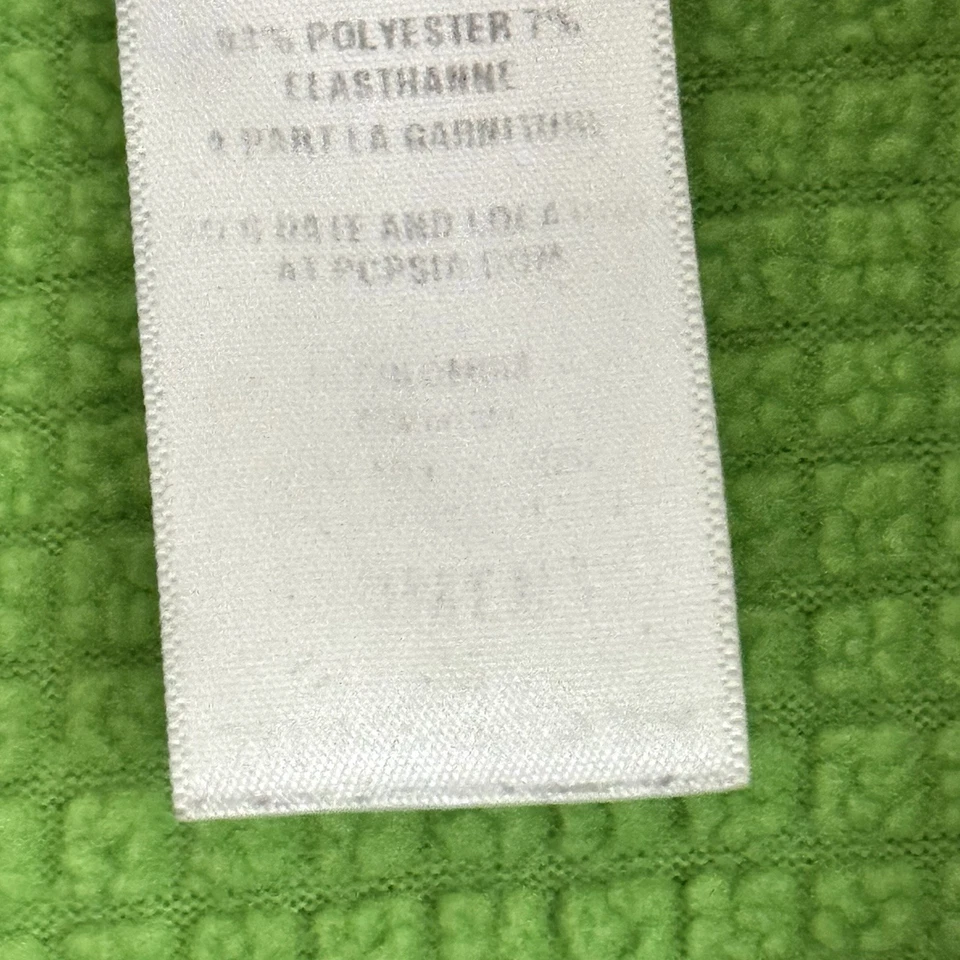 Patagonia R1 Fleece Lined Quarter Zip Pullover Top Green Size Medium FLAWED - Image 4 of 4