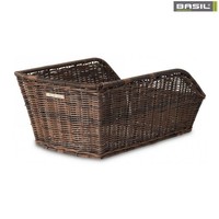 Basil Cento Fahrradkorb GepäCkträGerkorb Hinten Rattan-Look Braun