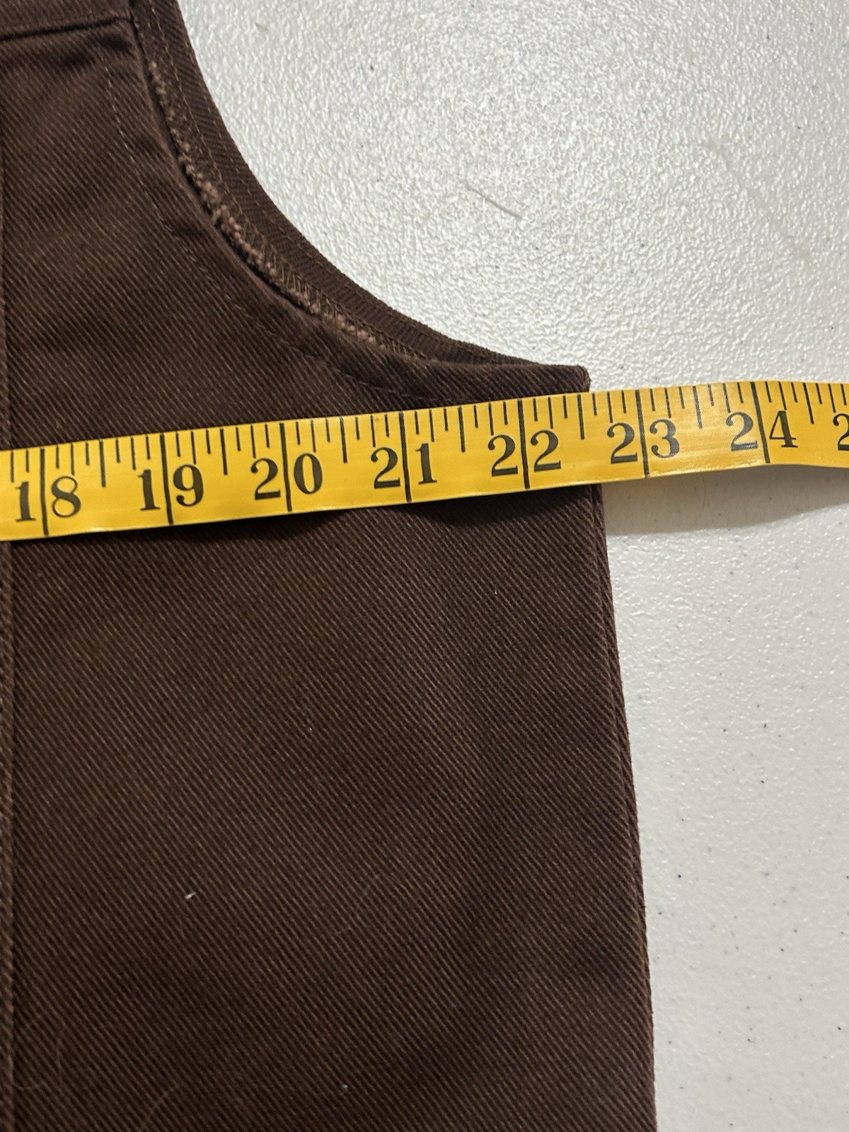 Vintage Peaces Women's Cotton Denim Vest Size XXL MADE IN USA