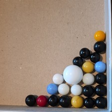 Glass Machine Made Toy Marbles Assorted Colors Various Sizes Collection
