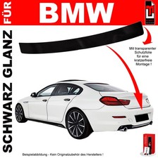 Lackschutzfolie Ladekantenschutz für BMW 6er Gran Coupe 2012-2018 Schwarz Glanz
