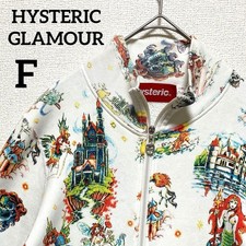 Hysteric Glamour Woman Vhtf 90S Allover Pattern Zip Up Sweatshirt Mermaid Limite