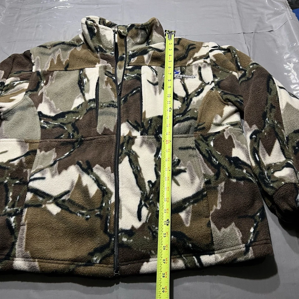 Predator Camo Jacket Mens Large Fall Camouflage Sherpa Fleece Hunting - Image 3 of 4