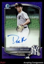 2025 Bowman Chrome Draft Mega Box Autograph Purple Dax Kilby 141/199 ROOKIE AUTO