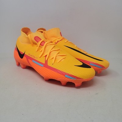 Nike Phantom GT2 Pro DF FG Men's Size 9.5 Laser Orange Bright Crimson DC0759-808