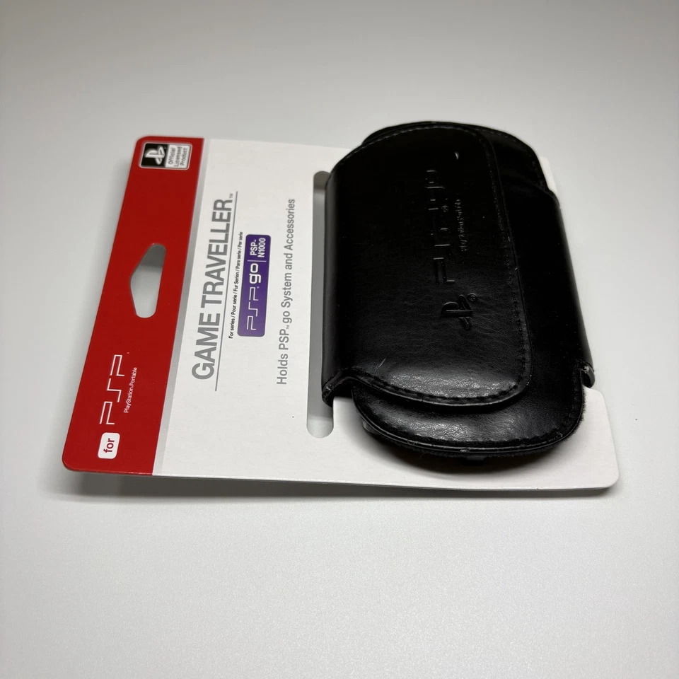 CUSTODIA SONY PSP GO PELLE - CASE PROTETTIVA PLAYSTATION PORTABLE ORIGINALE RARA - Immagine 4 di 4