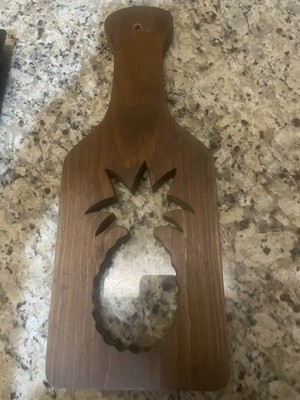 Wooden Pineapple Cutout Cutting Board