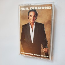 NEIL DIAMOND 14 FAVORITE LOVE SONGS CASSETTE COMUMBIA BT 23803 1993 Sony Tape