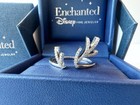 Enchanted Disney Frozen Sven 1/10tcw Diamond Antlers Silver Ring Sz 7 — photo 2