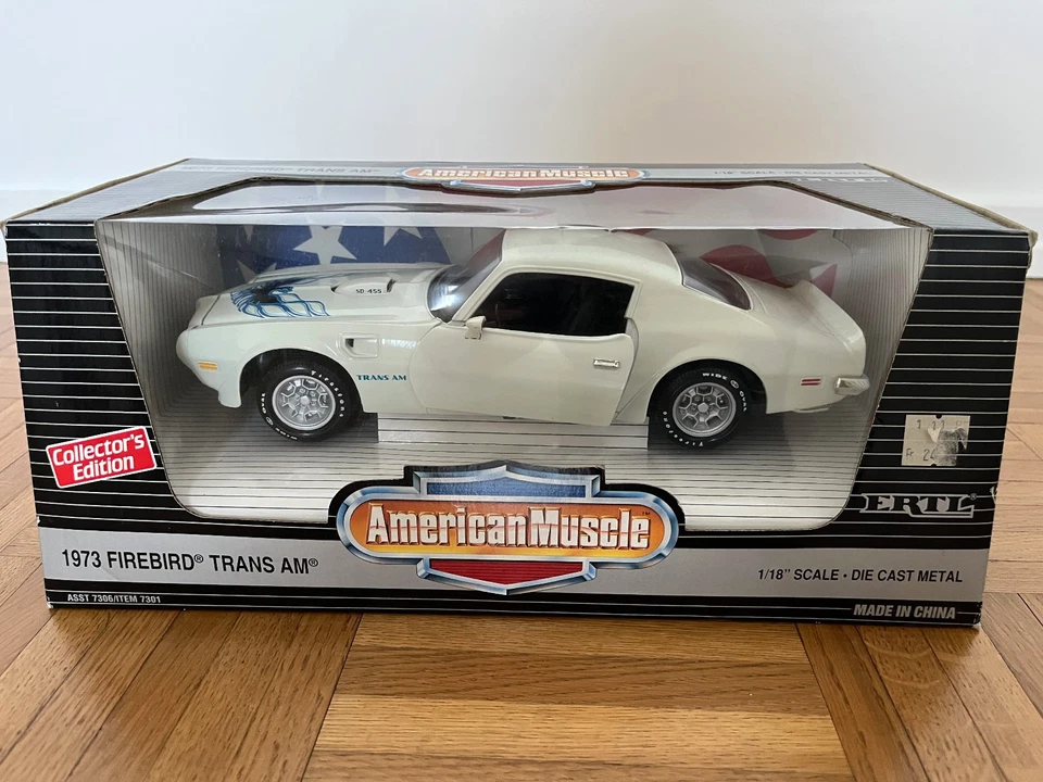 ERTL American Muscle CARS 1/18 PONTIAC FIREBIRD TRANS AM V8 1973 USA NEUF BOITE - Photo 2/4