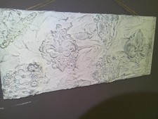 Produktbild - *Shabby*WandBild* französiche Lilie* Relief* Ornamente*