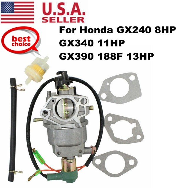 Carburetor for Honda GX340 GX390 13HP GX240 8HP 188F Generator Carb