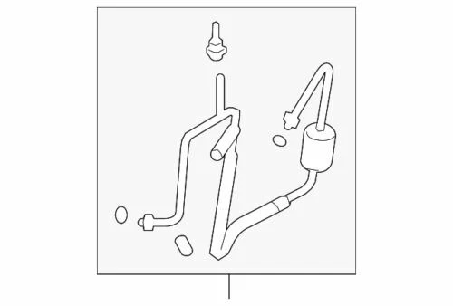 OEM NEW Ford Genuine 2006-2010 Explorer Mountaineer Discharge Line 9L2Z-19972-D