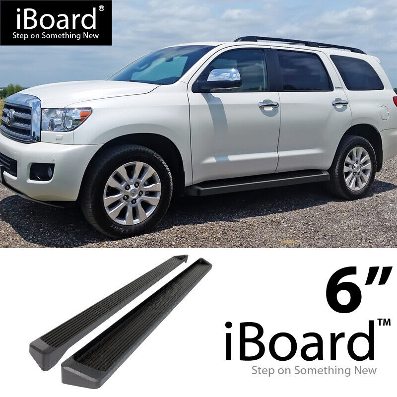 Running Board Style Side Step 6in Aluminum Black Fit Toyota Running Board Style Side Step 6in Aluminum Black Fit Toyota