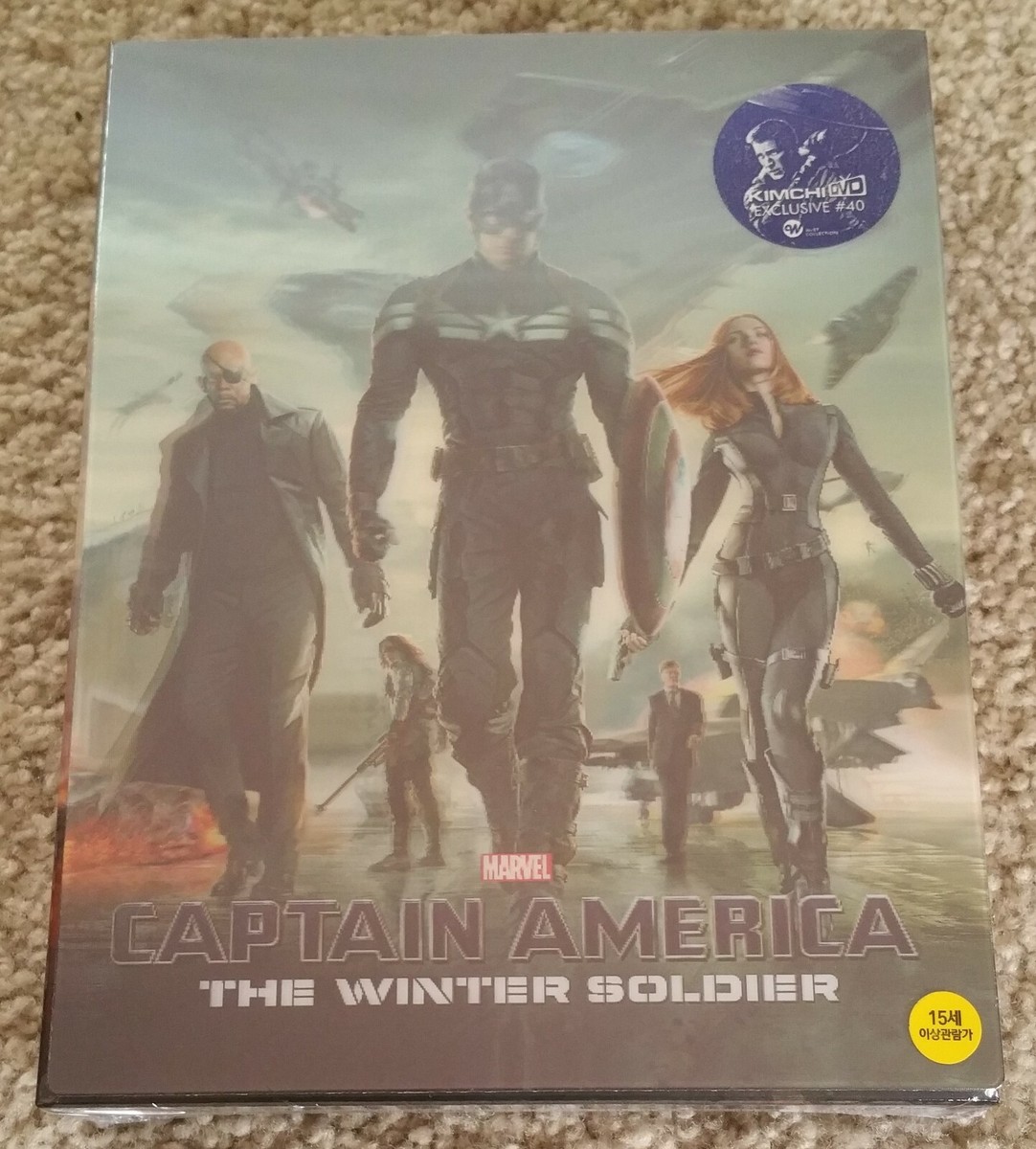 CAPTAIN AMERICA WINTER SOLDIER KimchiDVD Steelbook 3D Blu-ray