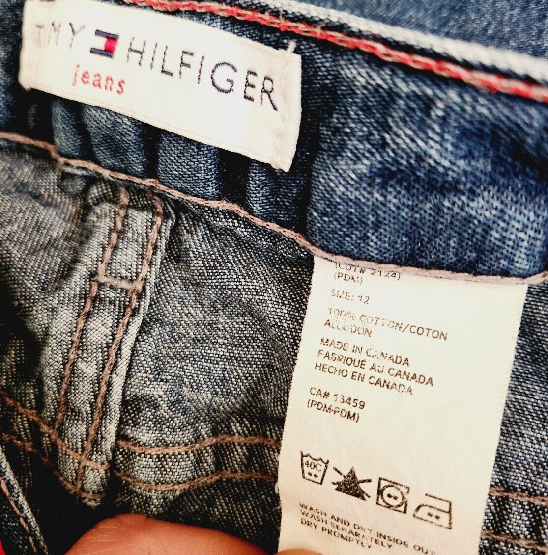 Tommy Hilfiger Women Jeans Size 12 Blue Vintage Y… - image 10