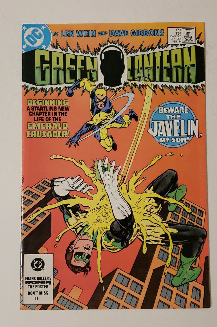 Green Lantern #173 1st Appearance of Javelin DC Comics | eBay