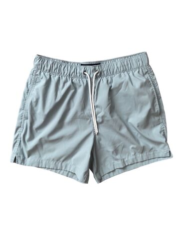 Abercombie & Fitch Jogger Shorts Mens Small Light Blue Boxer Brief Lined Preppy - Afbeelding 1 van 10