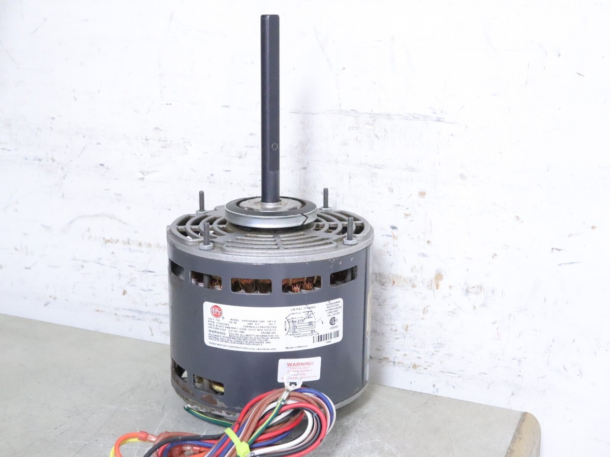 US Motors K55HXWMG-1245 Furnace Blower Motor 1/3HP 115V 1075RPM