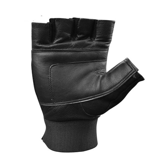 Leder Gewicht Lifiting Handschuhe gepolstert Fitnessstudio Bodybuilding Fitness Bodybuilding - Bild 3 von 3