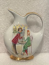 3.5" Ceramic Miniature Pitcher Trinket KA (Ker-Artis) *Pre-Owned* BT3