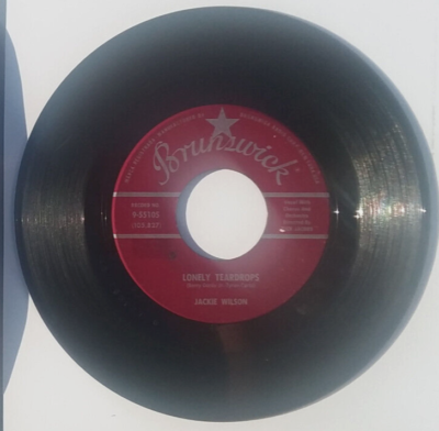 JACKIE WILSON – Lonely Teardrops - Vinyl 45rpm 1958 Brunswick 9