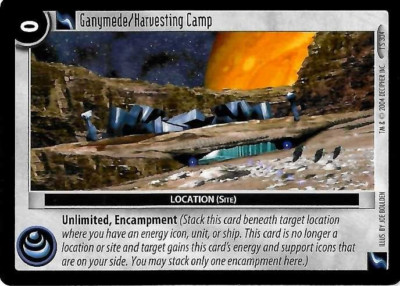 TCG 336  ''Wars'' Incursion Decipher Ganymede/Harvesting Camp 1S304 (Englisch)