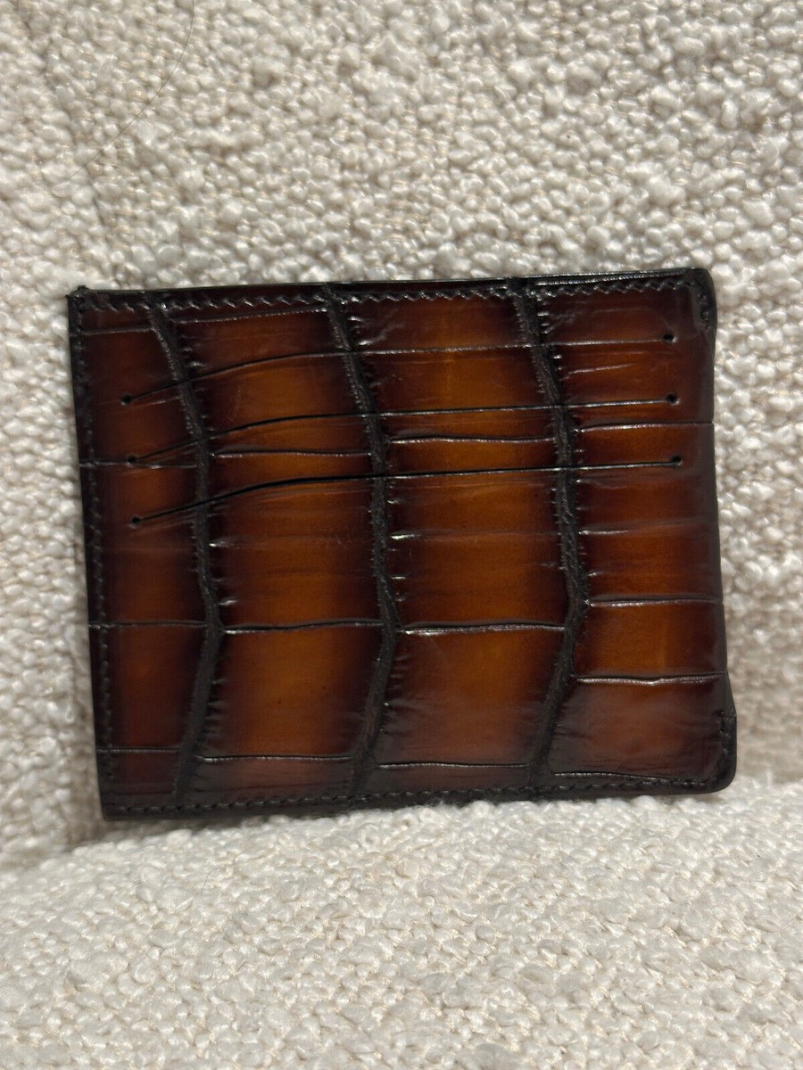 【関税送料込み】Berluti BAMBOU NEO LEATHER CARD CASE Bambou Scritto Leather Card Holder | Berluti ES