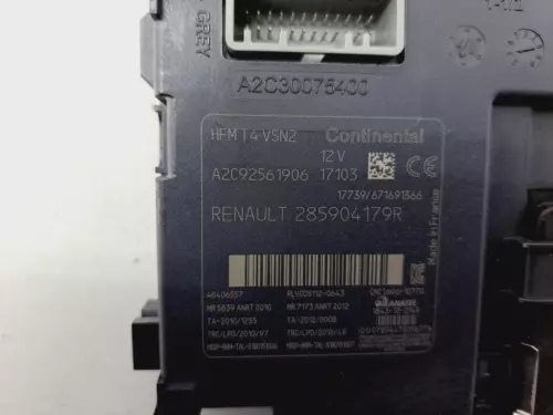 285904179R Commutatore Avviamento per RENAULT CAPTUR I * 2017 4971804 - Foto 2 di 10
