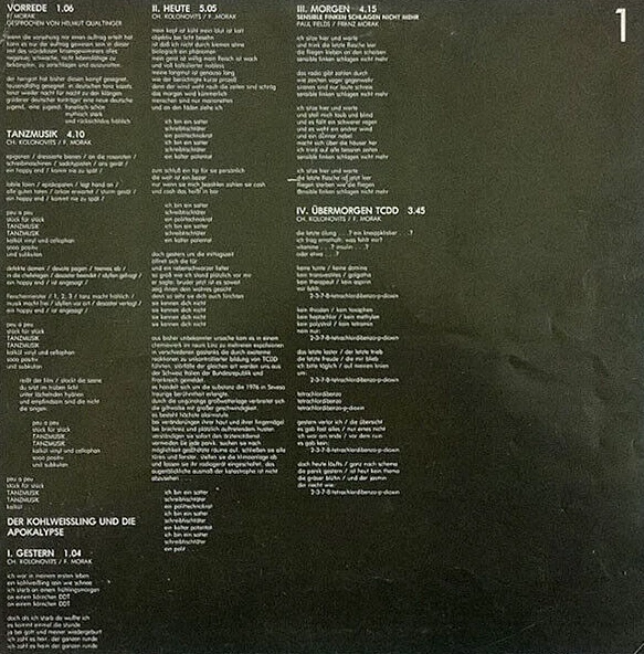 Morak – Sieger Sehen Anders Aus (Vinyl, 1983), deutsche Pressung, excellent (EX) - Bild 3 von 4