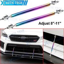 NEO Alloy Adjustable Front Bumper Lip Strut Rod Support Bar For Subaru WRX STI