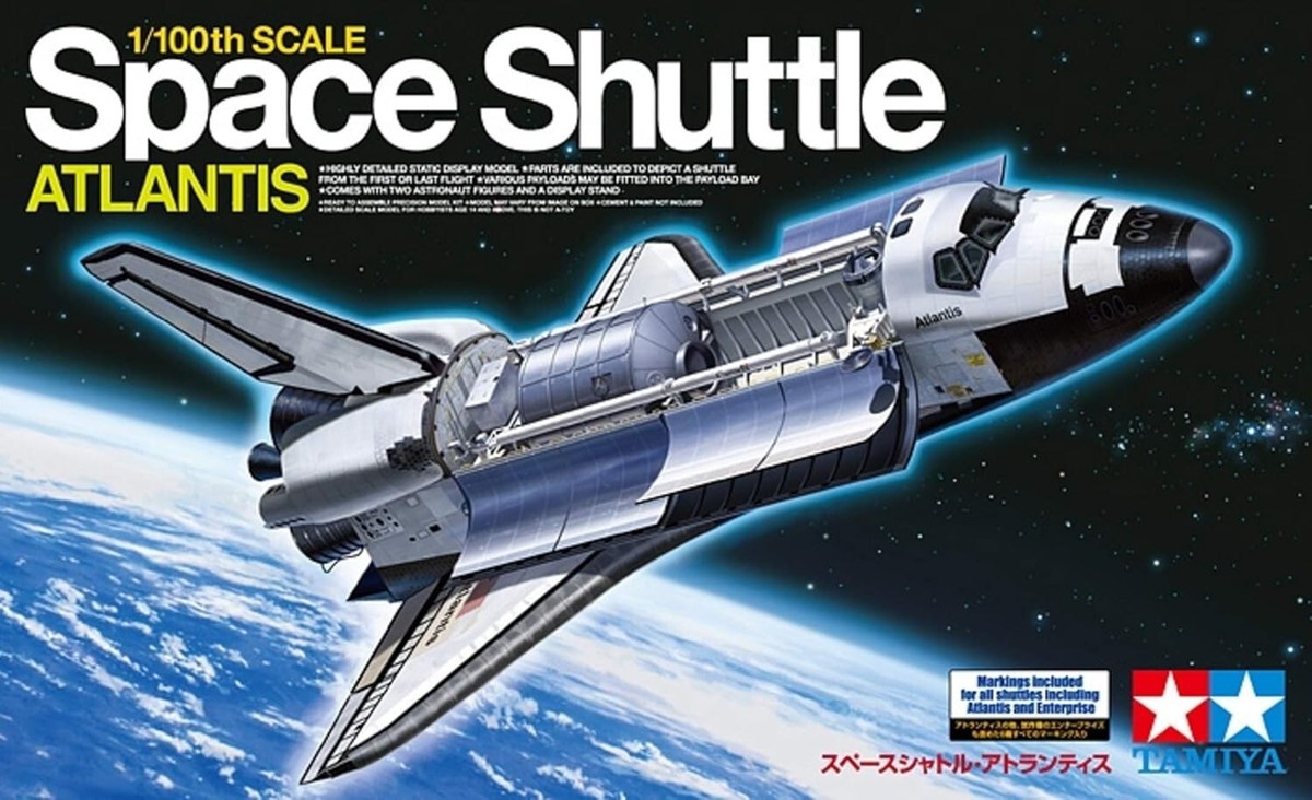 Tamiya 60402 1/100 Scale Model Kit NASA Space Shuttle