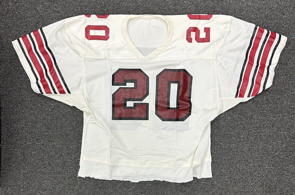 1977 Mike Sensibaugh Louis Cardinals NFL GAME USED Mesh