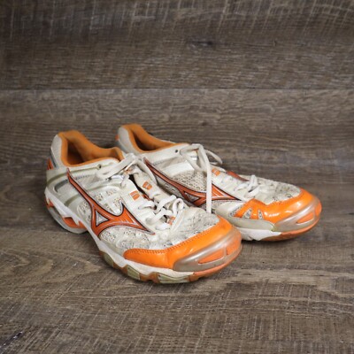 Mizuno Wave Rider Running Shoes Orange Adult Women's Size
