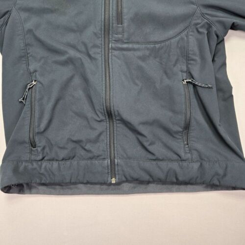 The North Face Apex Softshell Jacket Full Zip Windproof Black Men's XL - Picture 3 of 11