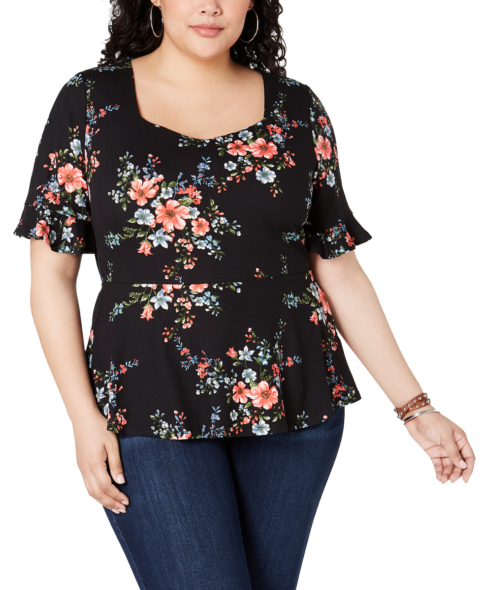 peplum plus size