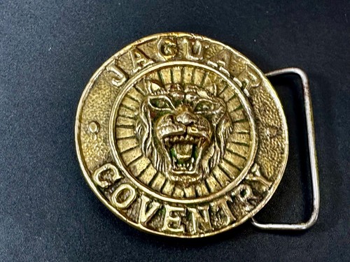 Jaguar Coventry Belt Buckle - Stamped - 580 Solid Brass Taiwan R.O.C - Picture 16 of 19