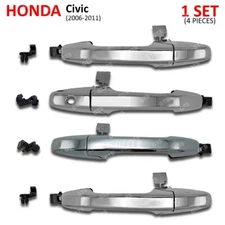 For Honda Civic FD 2006 11 Set 4Dr Chrome Outside Outer Handle Hand
