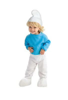 The Smurfs Infant Boy ''HEFTY'' Jumpsuit Costume Toddler 
