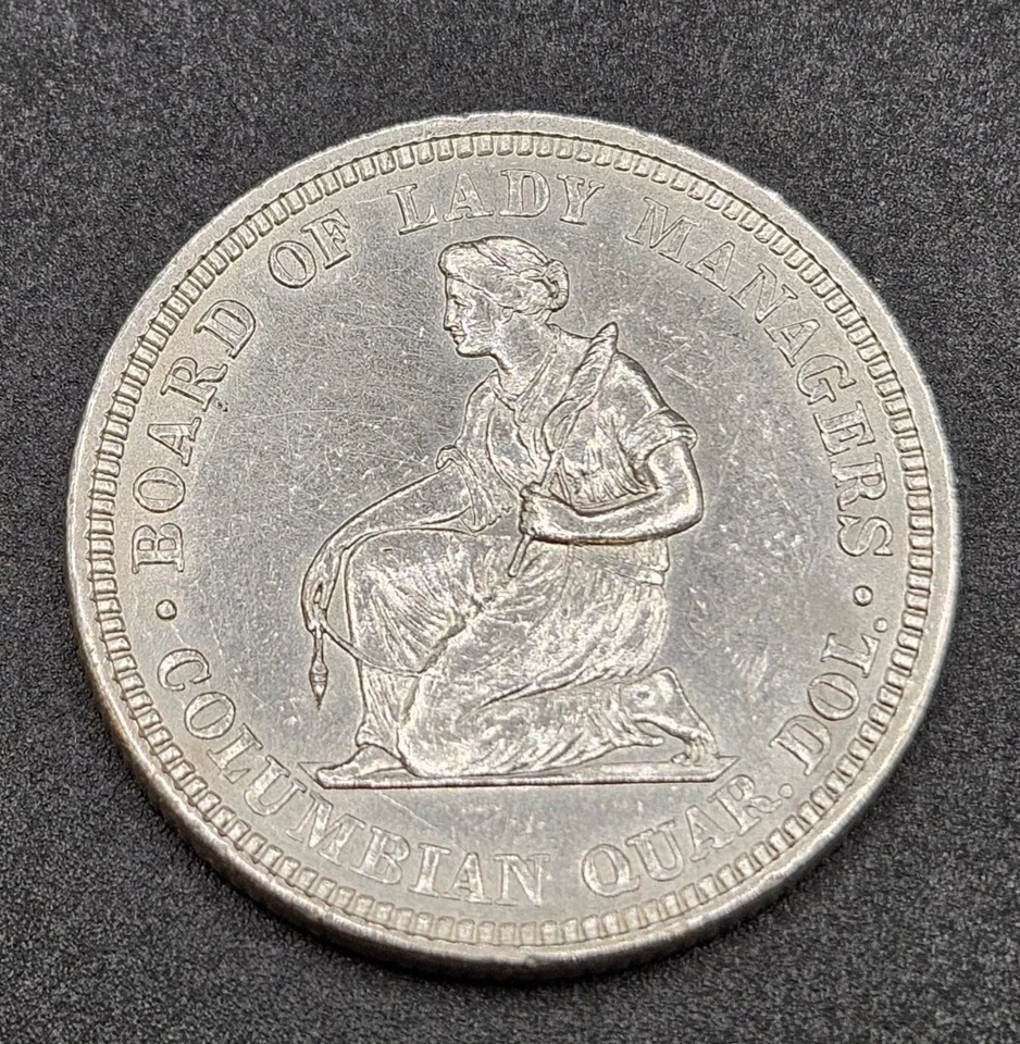 1893 Isabella Quarter | ALMOST UNCIRCULATED - Image 2 of 2